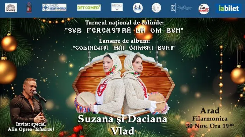Arad: Sub fereastră la om bun! Suzana și Daciana Vlad- Gemenele Folclorului Maramureșean