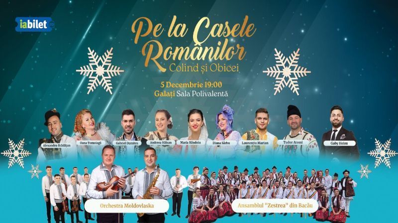 Galați: Pe la Casele Românilor – Colind și Obicei