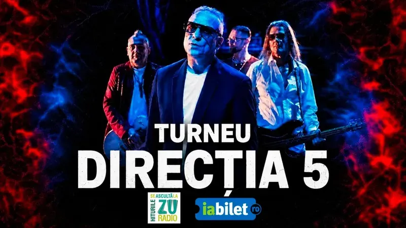 Targu Jiu: Concert Direcția 5 - „100% Direcția 5”