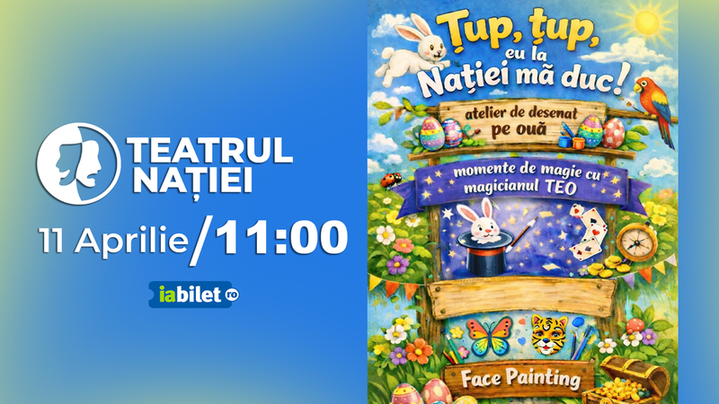 Ploiești: Țup, țup, eu la Nației mă duc! — activități pentru copii