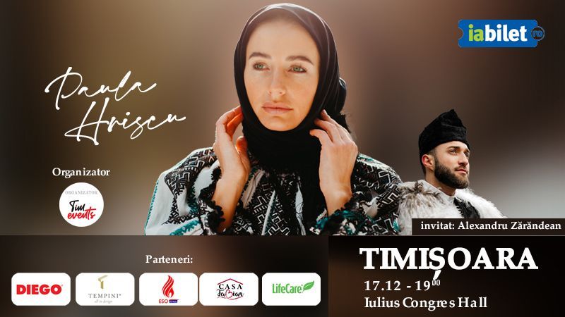 Timisoara: Concert de colinde Paula Hriscu: M-o trimis mama la capre!