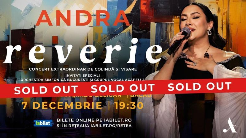 Bacau: Concert ANDRA: Reverie - Turneu Național de Colindă și Visare
