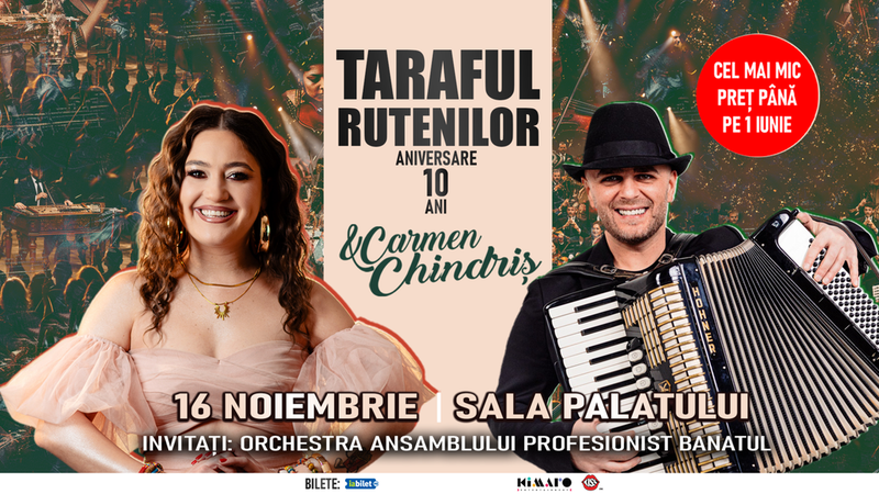 Taraful Rutenilor și Carmen Chindriș - Aniversare 10 ani