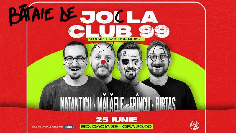 Bataie de joi cu Mincu, Mălăele, Natanticu & Birtaș la Club 99