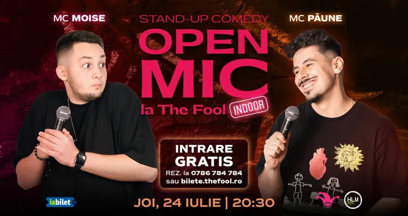 The Fool Open Mic la Terasă: MCs Moise & Păune
