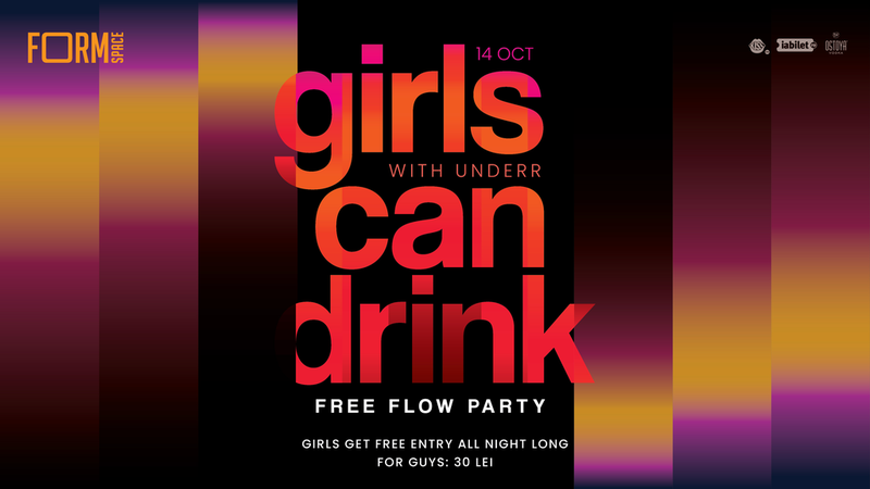 Girls Can Drink: Free Flow Party at FORM Space