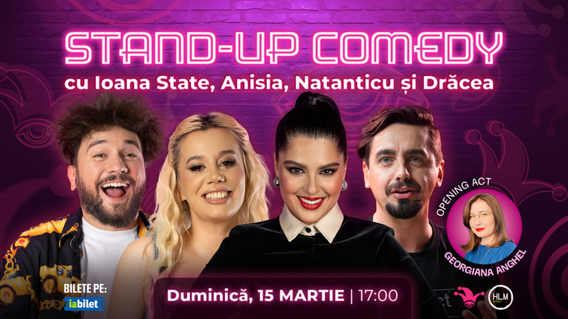 The Fool: Stand-up comedy cu Drăcea, Ioana State, Anisia și Natanticu