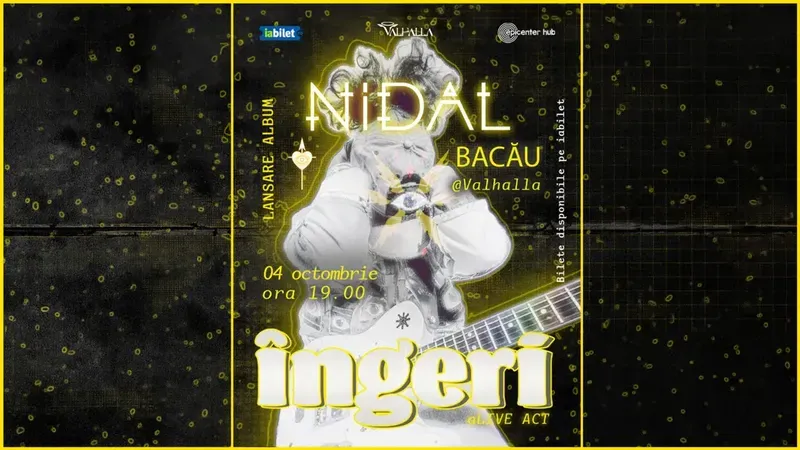 Bacău: Concert Nidal • Lansare de album: "Îngeri"