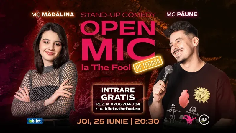 The Fool Terasa: Open Mic: MCs Moise & Păune