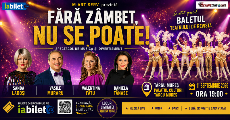Targu Mures: Fara zambet, nu se poate!