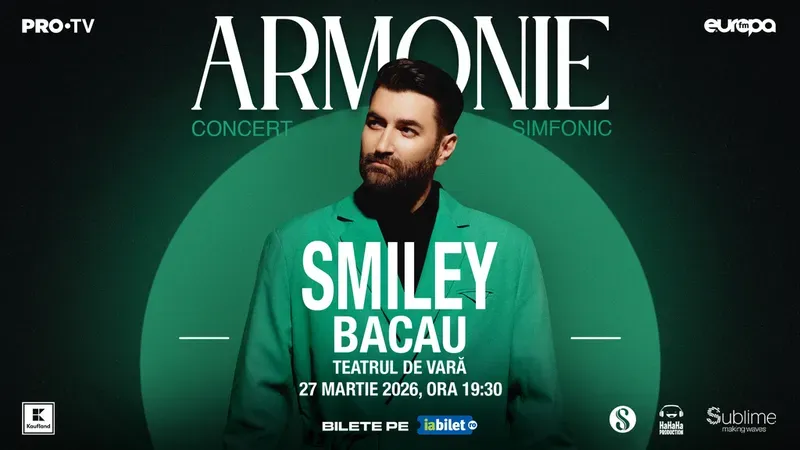 Bacău: Smiley - Armonie - Concert Simfonic