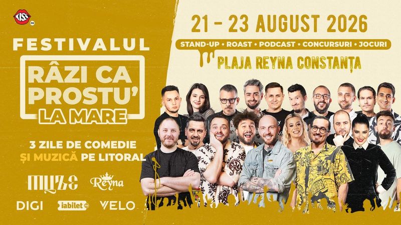 Festivalul de comedie - Razi ca prostu' la mare 2026 | Acces General
