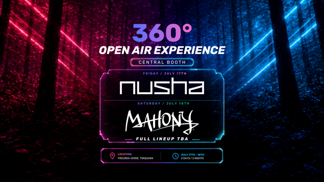 Timișoara: DATABASE pres. 360° Open Air Experience