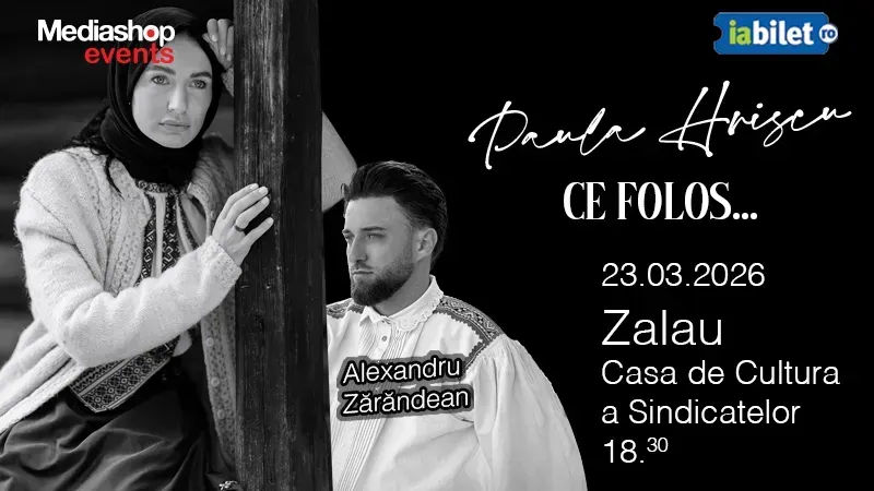 Zalau: Concert de pricesne cu Paula Hriscu "Ce folos"