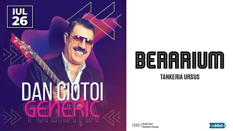 Iași: Concert Dan Ciotoi & Formația Generic