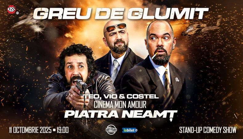 Piatra Neamt: Greu de glumit cu Teo, Vio și Costel | Stand Up Comedy Show
