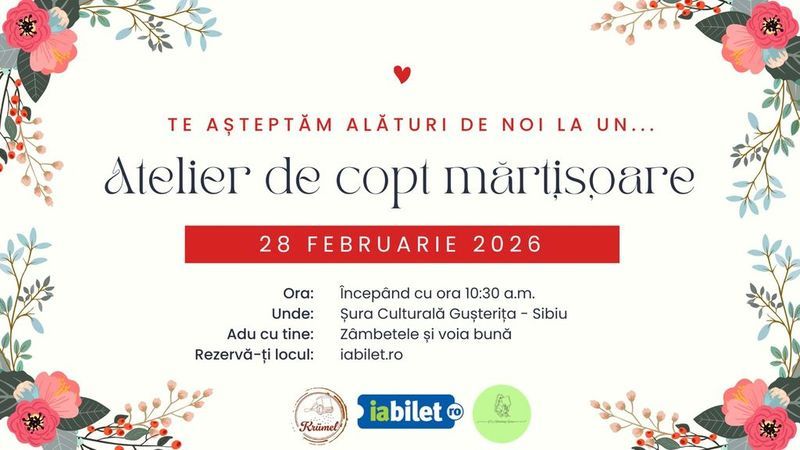 Atelier de copt mărțișoare