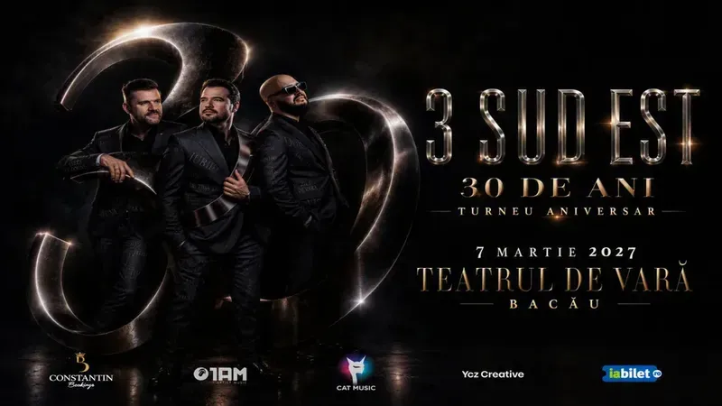 Bacau: 3 Sud Est - 30 de ani | Concert aniversar