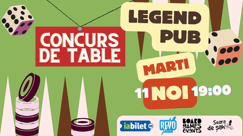 Iasi: Concurs de Table @ Board Games Events
