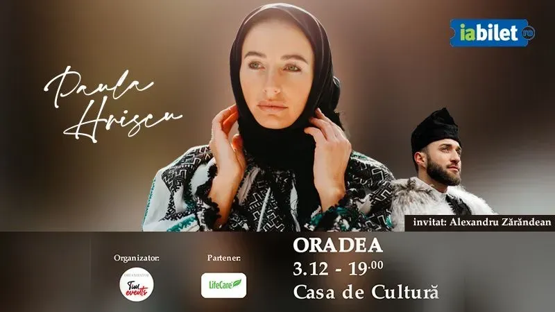 Oradea: Concert de colinde Paula Hriscu: M-o trimis mama la capre!