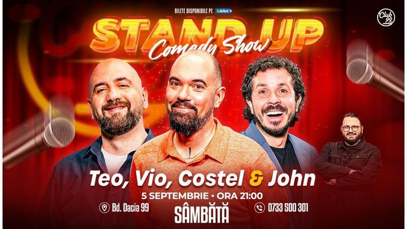 Stand-up Comedy cu Teo, Vio, Costel & John la Club 99 | Show 2
