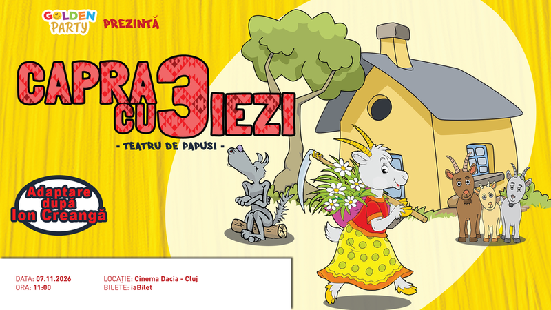 Cluj-Napoca: Capra cu 3 iezi