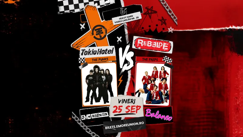 Tokio Hotel vs. Rebelde: Emo Reunion x Balanso @ Heavy Yard