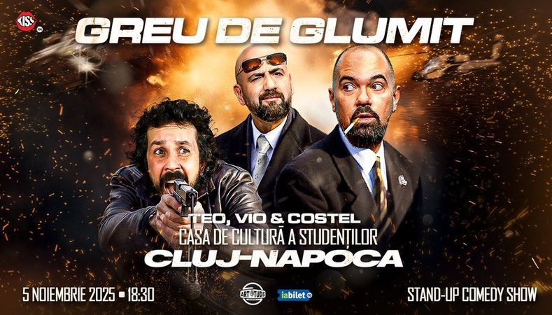 Cluj-Napoca: Greu de glumit cu Teo, Vio și Costel | Stand Up Comedy Show 1 | 5 noiembrie
