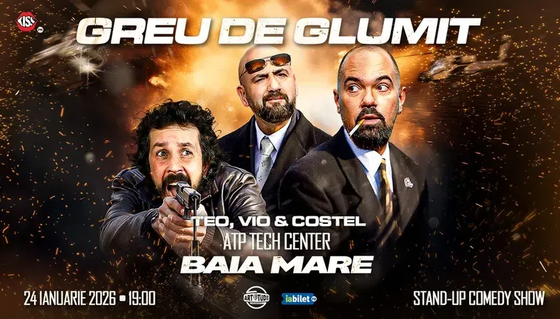 Baia Mare: Greu de glumit cu Teo, Vio și Costel | Stand Up Comedy Show