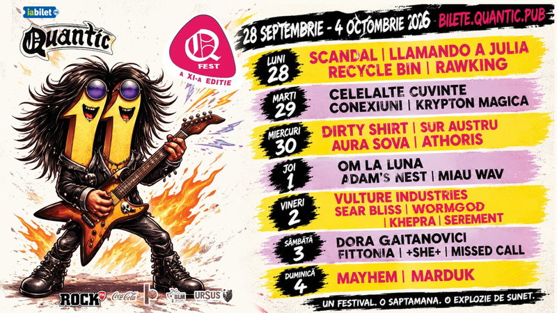 Qfest editia XI 2026 - Abonamente