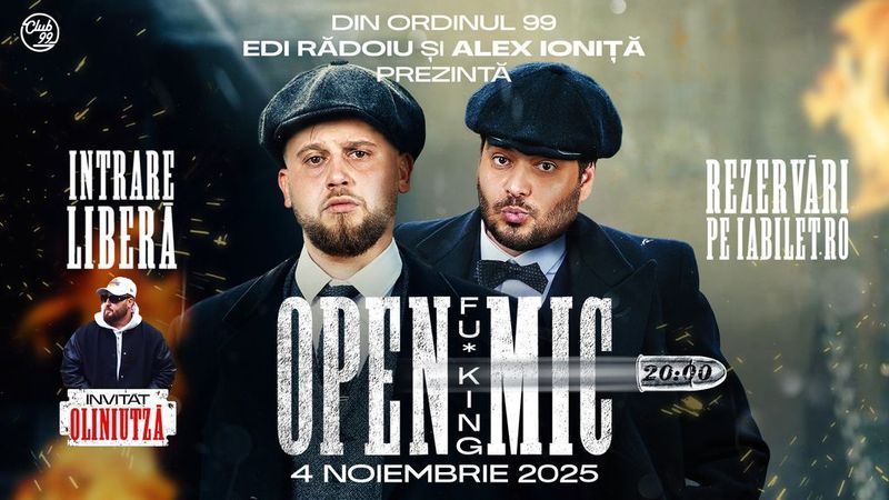 Open F***ing Mic cu Edi Rădoiu, Alex Ioniță și INVITAT OLINIUTZA | Comedy Show la Club 99