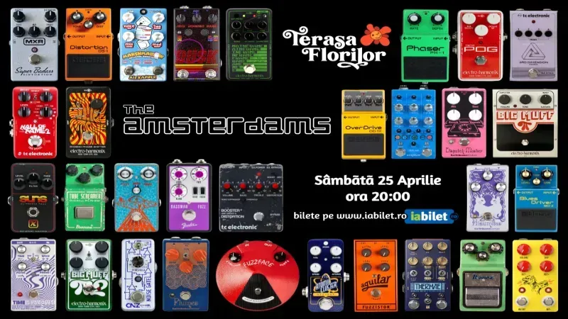 The Amsterdams în concert la Terasa Florilor