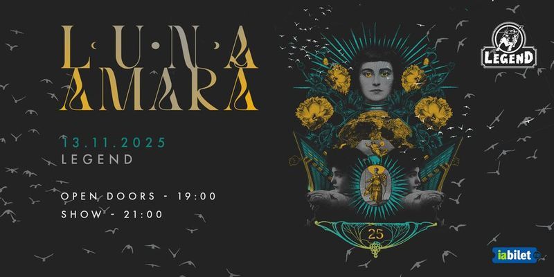 Iasi: Concert Luna Amara - 25 de ani - concert electric