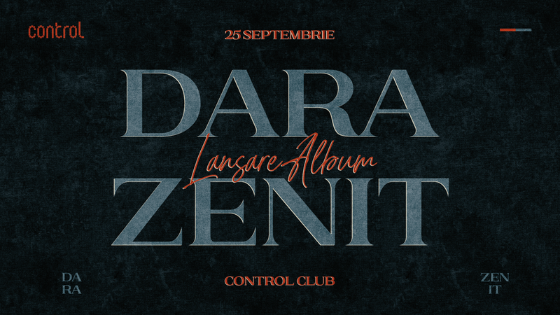 Concert Dara – Lansarea albumului „Zenit”