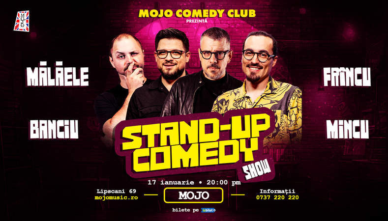 Stand-up comedy show cu Mincu, Banciu, Frincu & Malaele
