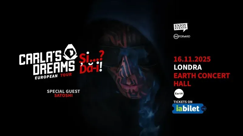 Londra: CARLA’S DREAMS | “Și..? Dă-i!” | Special Guest: SATOSHI