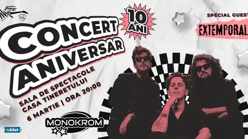Timisoara: MONOKROM | Concert aniversar | Extemporal