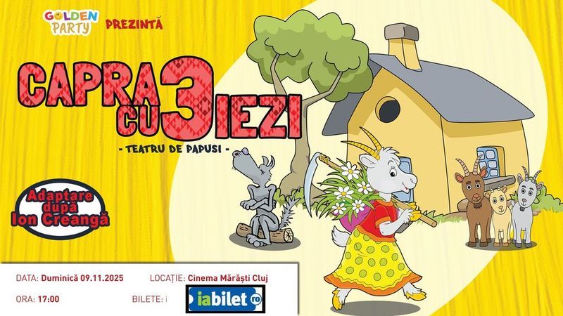 Cluj-Napoca: Capra cu 3 iezi