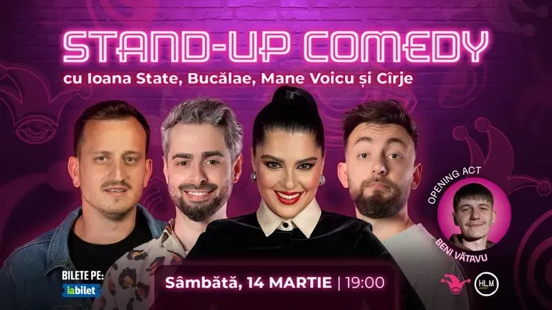 The Fool: Stand-up comedy cu Bucălae, Mane Voicu, Ioana State și Cîrje