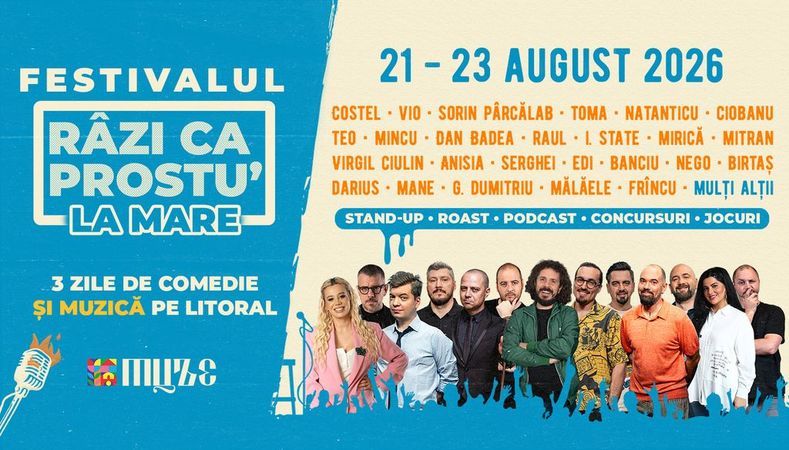 Festivalul de comedie - Razi ca prostu' la mare 2026