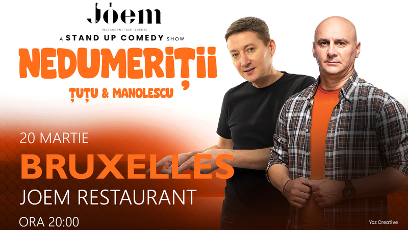 Bruxelles : Stand-up Comedy - Dan Tutu si Cristi Manolescu