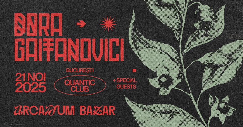 Dora Gaitanovici • "Arcanum Bazar" - Lansare de album