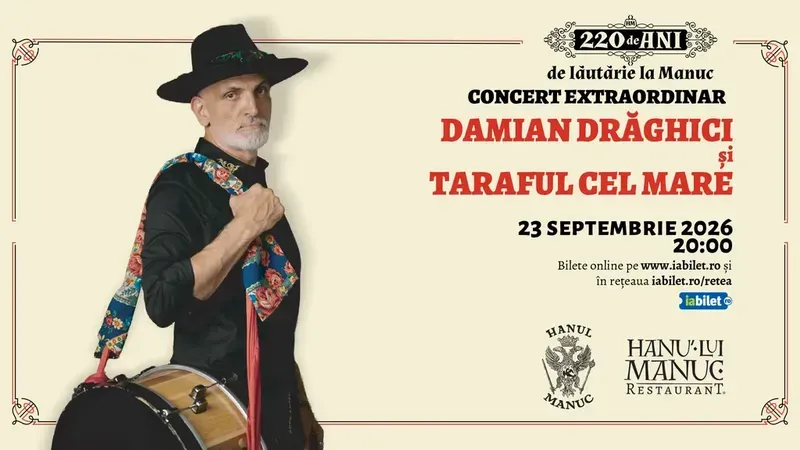 Concert extraordinar - Damian Draghici si Taraful cel Mare
