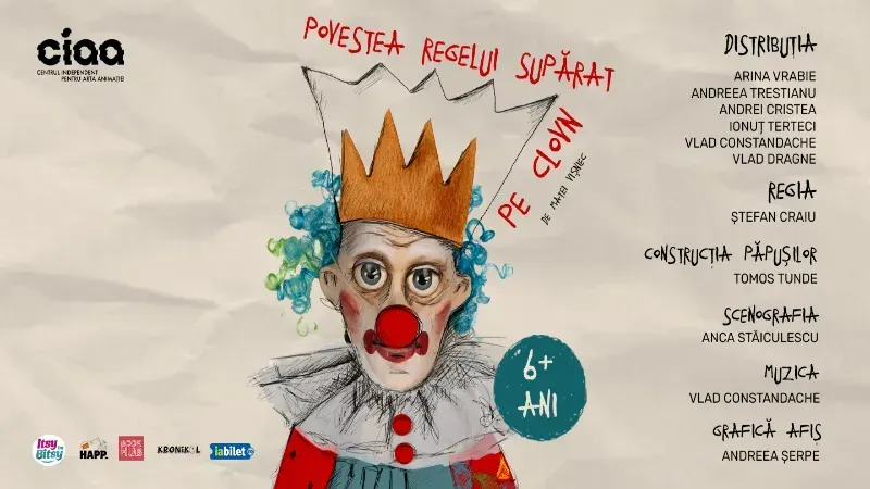 Povestea regelui supărat pe clovn