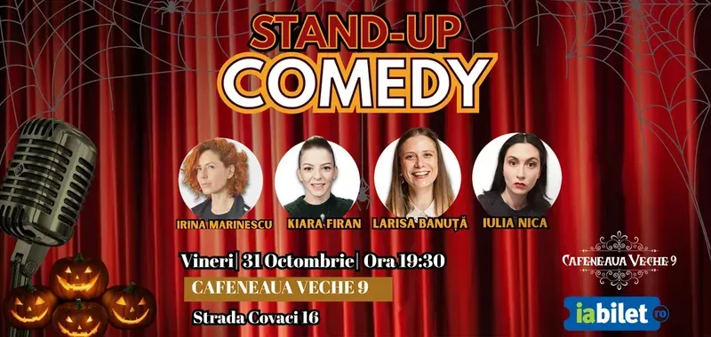 Stand-up Comedy de Halloween cu Marinescu, Firan, Nica & Banuta