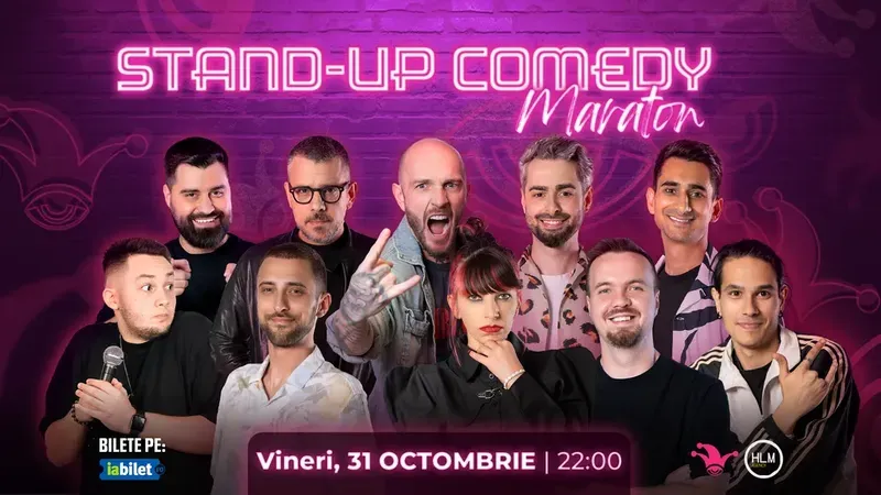 The Fool: Stand-up Comedy Maraton cu Bordea, Frînculescu, Bucălae, Edi Moise, Teodora Nedelcu, Florin, Dobrotă, Popinciuc, George Dumitru și Geo Adrian