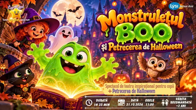 Monstruletul Boo și Petrecerea de Halloween
