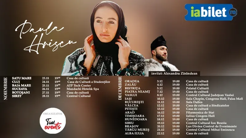Turneu Paula Hriscu: M-o trimis mama la capre!