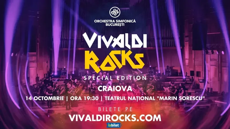 Craiova: Vivaldi Rocks - Orchestra Simfonică București