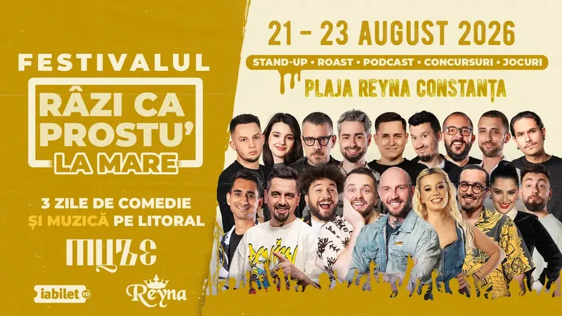 Festivalul de comedie - Razi ca prostu' la mare 2026 | Acces General